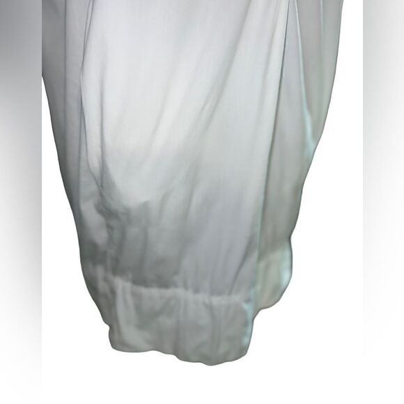 Prada White Bubble Mini Dress Blouse with Pockets - Picture 2 of 16